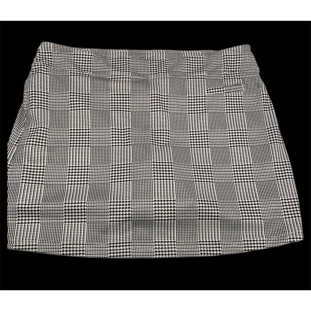 Pebble Beach Activewear Women Sz Large Stretch Tennis Golf Skort Pull On Block